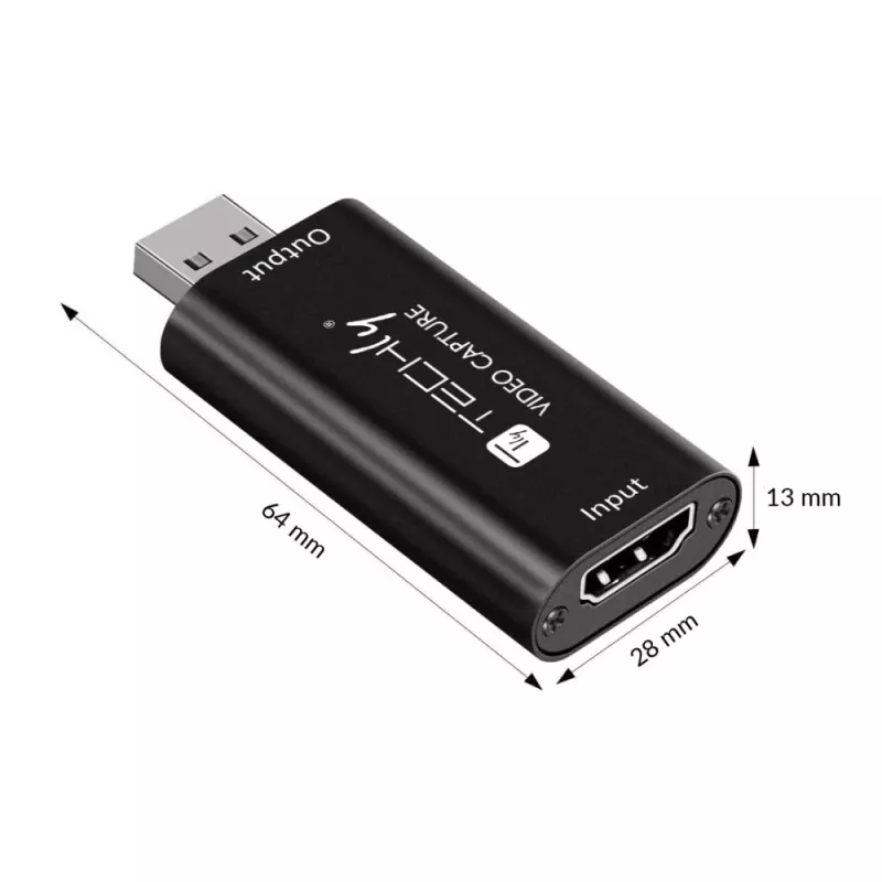 Techly I-USB-VIDEO-1080TY HDMI–USB-videokaappauslaite, 1920x1080 (1080p)