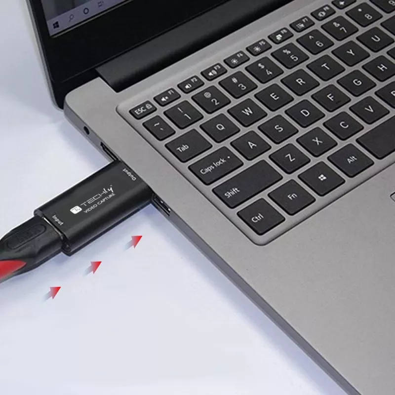 Techly I-USB-VIDEO-1080TY HDMI–USB-videokaappauslaite, 1920x1080 (1080p)