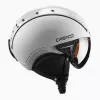 Laskettelukypärä Casco SP-2 Carbonic Visor valkoinen koko S (52-54 cm)