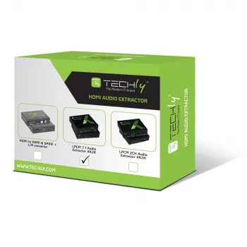 Techly audioerotin 7.1 LPCM HDMI 4K UHD 3D IDATA HDMI-EA74K