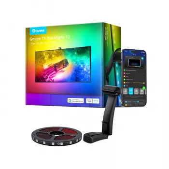 LED-valonauha Govee Envisual TV Backlight T2 kahdella kameralla 75–85 tuuman televisioille