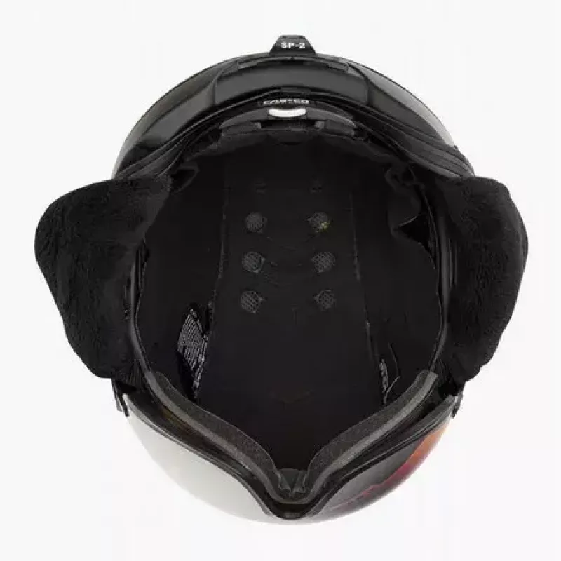 Lasketteluhelmä Casco SP-2 Carbonic Visor, koko M (55–57 cm), musta
