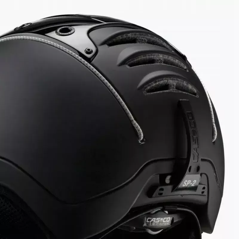 Lasketteluhelmä Casco SP-2 Carbonic Visor, koko M (55–57 cm), musta