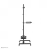 Neomounts FPMA-MOBILE1700 liikuteltava työasema, 10-32 tuumaa (25,4-81,3 cm), enintään 8 kg, VESA 75x75-100x100, korkeus 94-175 cm, teräs, musta