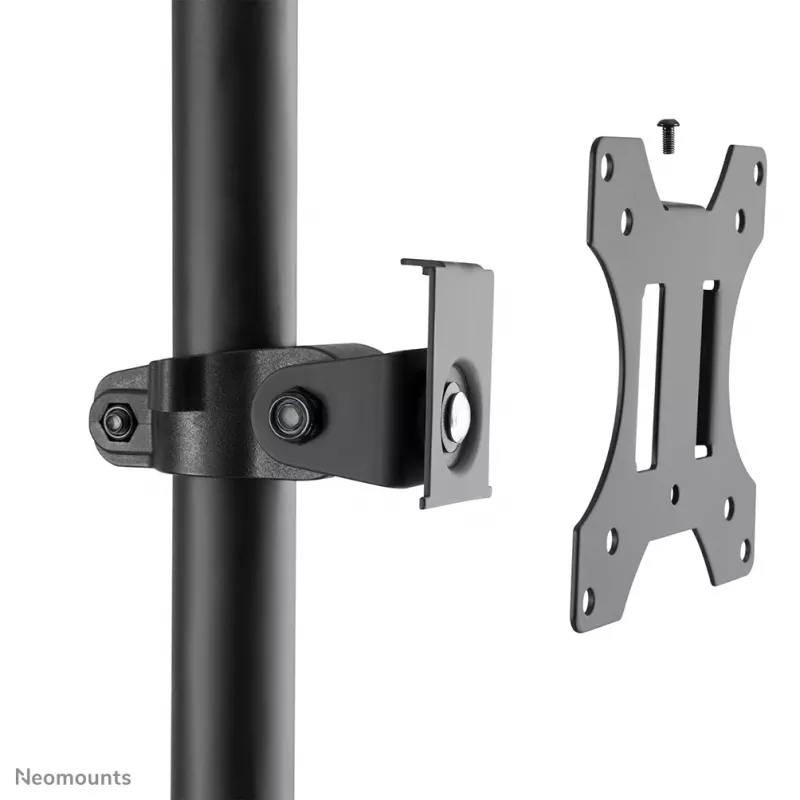 Neomounts FPMA-MOBILE1700 liikuteltava työasema, 10-32 tuumaa (25,4-81,3 cm), enintään 8 kg, VESA 75x75-100x100, korkeus 94-175 cm, teräs, musta