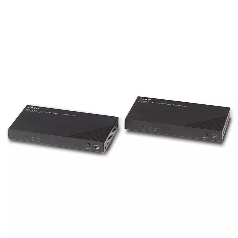 HDMI-jatkosarja lähetin & vastaanotin Lindy 100 m Cat.6 4K60 audio IR RS-232