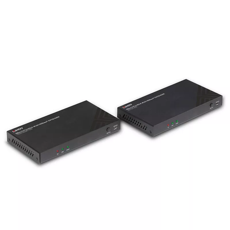 HDMI-jatkosarja lähetin & vastaanotin Lindy 100 m Cat.6 4K60 audio IR RS-232