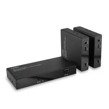 AV-lähetin & -vastaanotin Lindy 70 m Cat.6 2 porttia HDMI 4K60 IR jakaja jatko