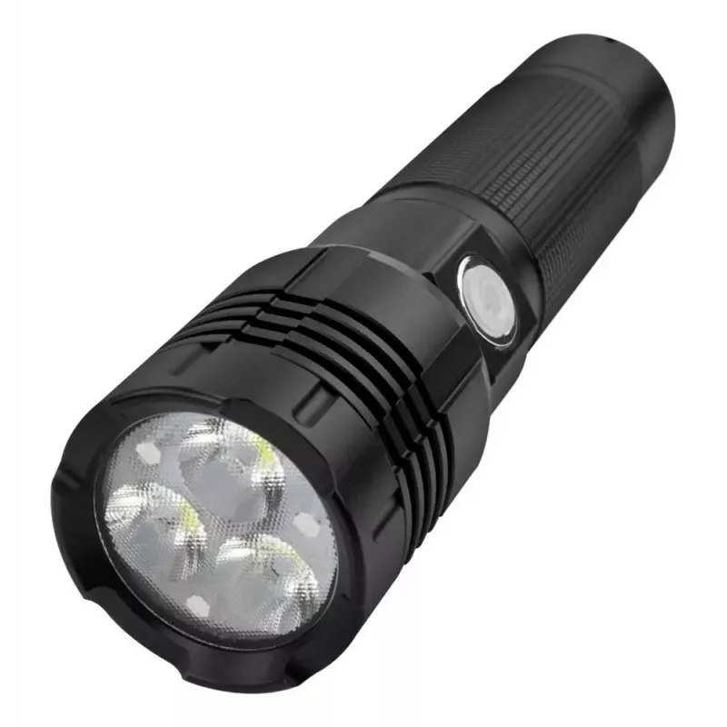 Ansmann Pro 3000R 1600-0445 LED-taskulamppu, metallinen, 3x10 W (30 W), vesitiivis, musta