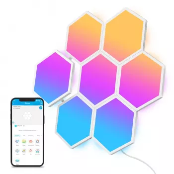 Älypaneeli Govee Glide Hexa Light Panels Wi-Fi valkoinen 10 kpl
