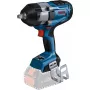 Bosch GDS 18V-1000 Professional BITURBO 06019J8300 akkukäyttöinen iskumutterinväännin, 18 V, 1/2", ilman akkua ja laturia, sininen/musta