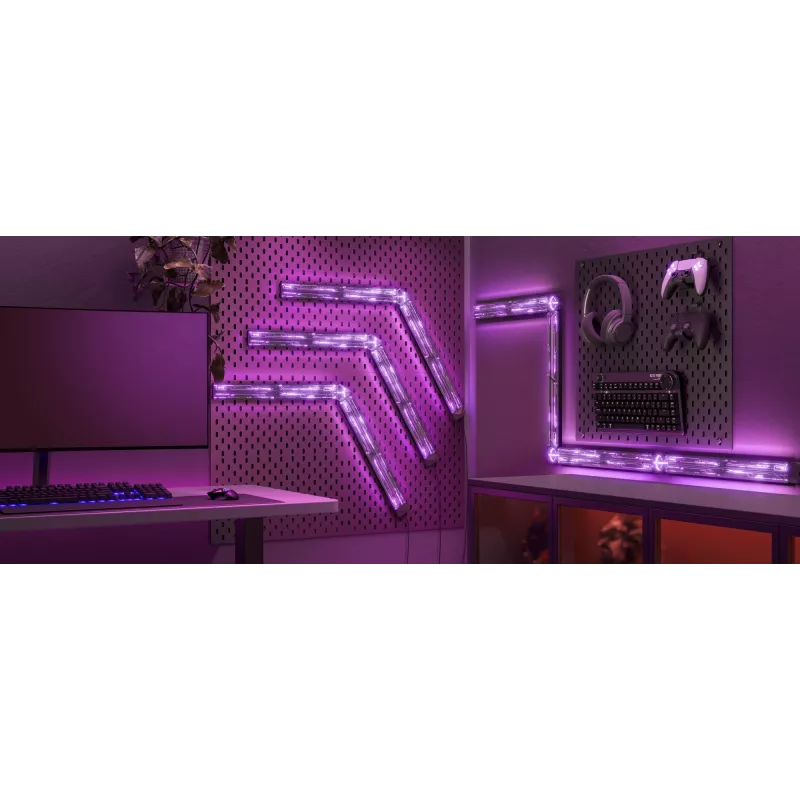 Älykäs seinävalo Govee Gaming Wall Lights (4+1) – WLAN/Bluetooth, monivärinen, 4 kpl, 370×45×30 mm