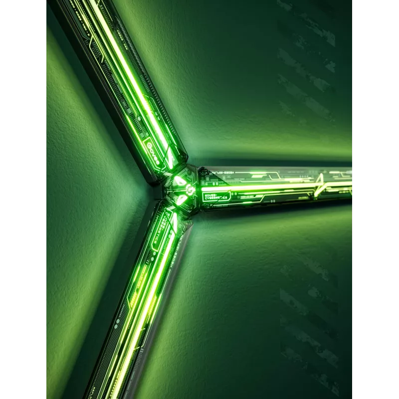 Älykäs seinävalo Govee Gaming Wall Lights (4+1) – WLAN/Bluetooth, monivärinen, 4 kpl, 370×45×30 mm