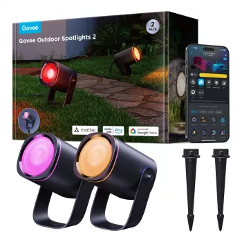 Ulkovalaisin Govee H7093 RGBICWW 750 lm Wi-Fi 2,4 GHz, RGB + lämmin valkoinen