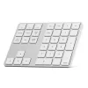 Satechi ST-XLABKS Extended langaton Bluetooth-numeronäppäimistö, hopea