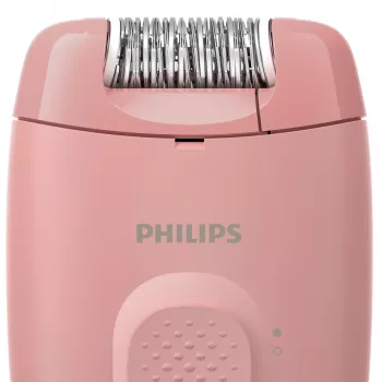 Epilaattori Philips BRE227/00 johdollinen pinkki — hierontatoiminto, verkkovirta, puhdistusharja mukana