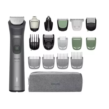 Philips All-in-One trimmeri 7000 Series MG7941/15 — 17-in-1 ladattava trimmeri, 0,5 mm–16 mm, harmaa