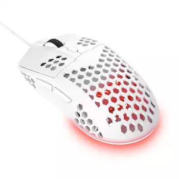 Hiiri Trust GXT928W USB optinen kevyt valkoinen