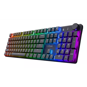 Trust GXT 868 Torix näppäimistö pelikäyttöön USB + RF langaton + Bluetooth QWERTY US English musta