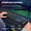 Trust GXT 868 Torix näppäimistö pelikäyttöön USB + RF langaton + Bluetooth QWERTY US English musta