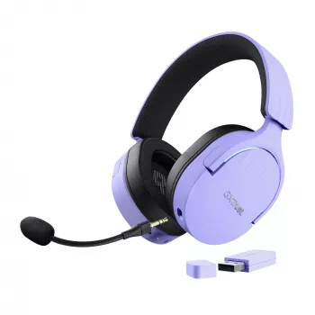 Trust GXT 491P FAYZO kuulokemikrofoni johdollinen & langaton pääpanta pelikäyttöön USB Type-A Bluetooth musta, violetti