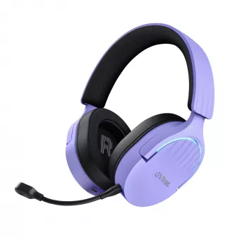 Trust GXT 491P FAYZO kuulokemikrofoni johdollinen & langaton pääpanta pelikäyttöön USB Type-A Bluetooth musta, violetti