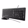 Trust Primo näppäimistö, hiiri sisältyy, yleispätevä, USB, QWERTY, US-englanti, musta