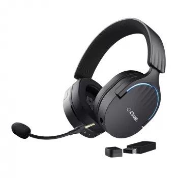 Trust GXT 491 Fayzo kuulokemikrofoni johdollinen & langaton pääpanta pelikäyttöön USB Type-C Bluetooth musta