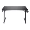 Suorakaiteen muotoinen pöytä TRUST GXT 709 LUMINUS musta 1200x600x740 mm