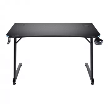 Suorakaiteen muotoinen pöytä TRUST GXT 709 LUMINUS musta 1200x600x740 mm