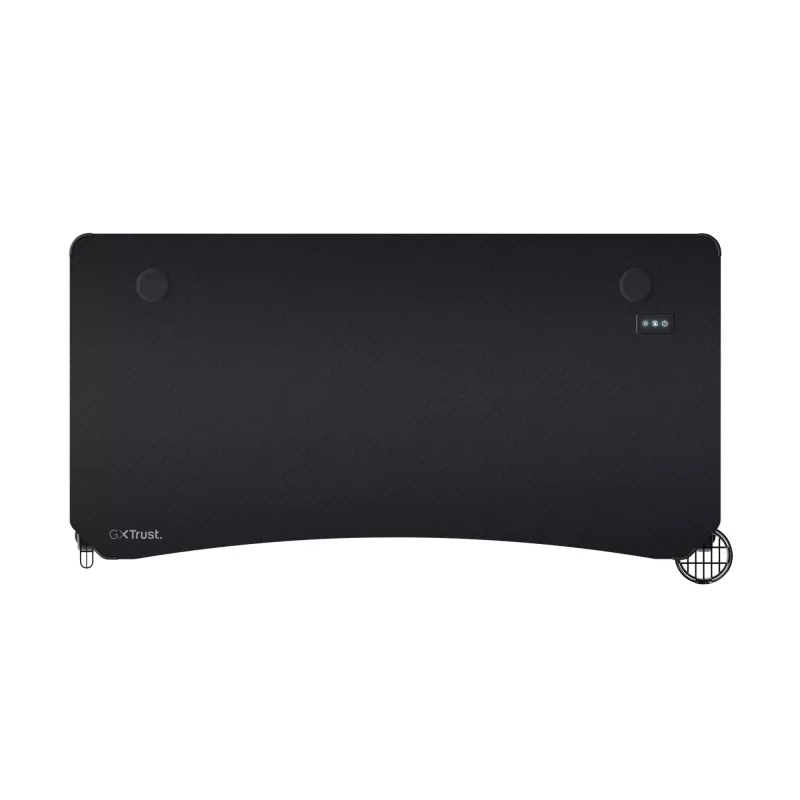 Suorakaiteen muotoinen pöytä TRUST GXT 709 LUMINUS musta 1200x600x740 mm
