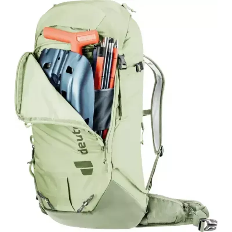 Deuter Freescape Lite 24 L kehyksetön hiihtovaellusreppu, Limone