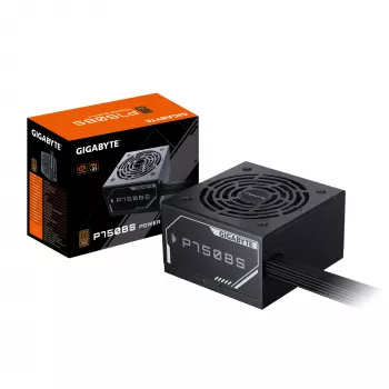 GIGABYTE P750BS virtalähde – PCI-E 6+2 Pin x 4, 80 PLUS Bronze, 120 mm tuuletin, ATX-yhteensopiva, EU-pistoke