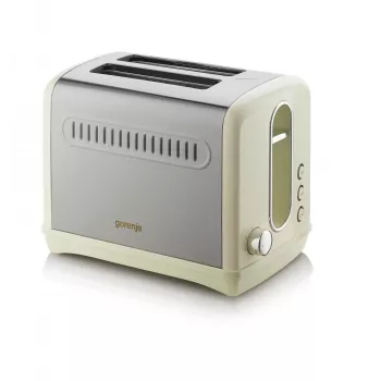 Leivänpaahdin Gorenje T1100CLI 2 viipaletta 1100 W samppanja, 6 paahtoastetta, sulatus- ja lämmitystoiminto