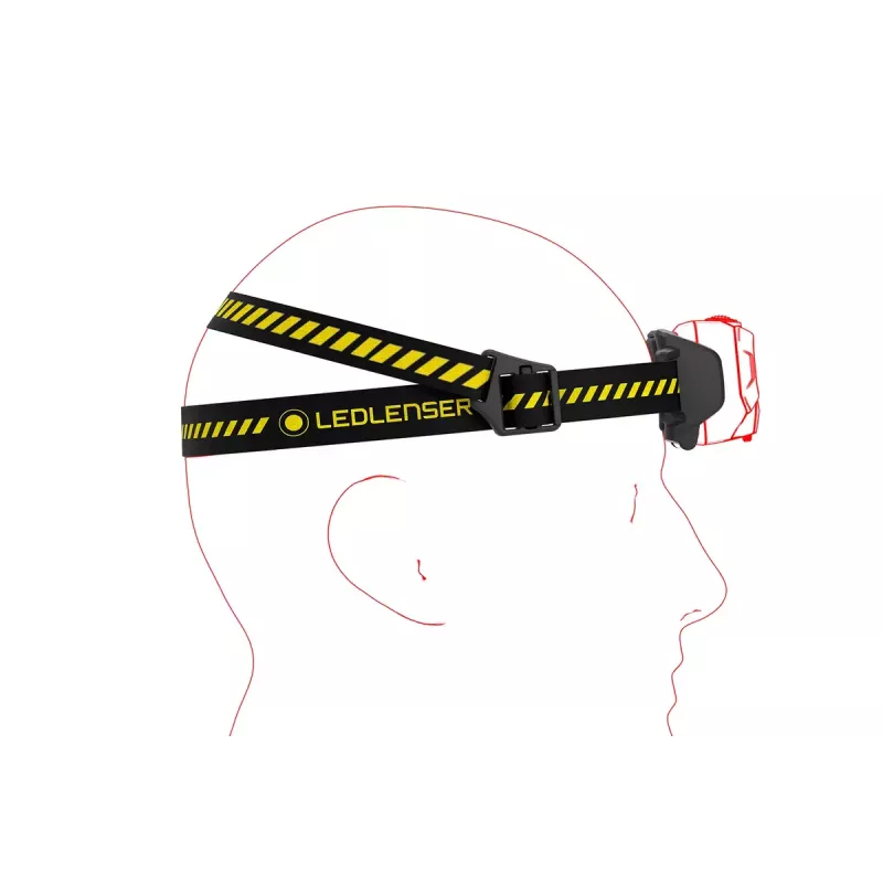 Ledlenser HF6R Work LED-otsalamppu, musta