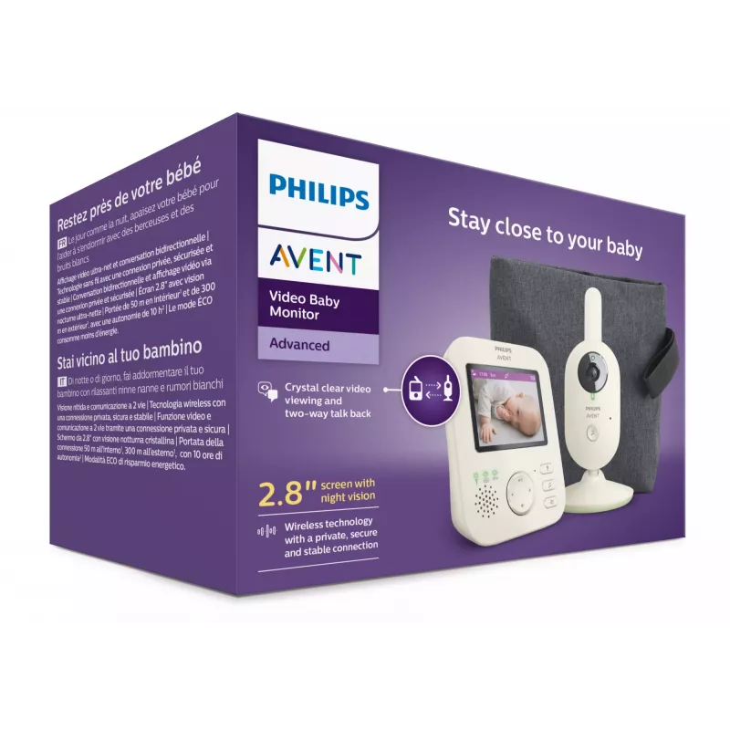 Philips AVENT SCD882/26 -itkuhälytin IR LED 300 m kantama