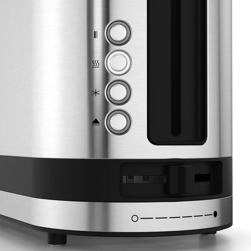WMF 0414120011 pitkärakoinen leivänpaahdin, 900 W, ruostumaton teräs