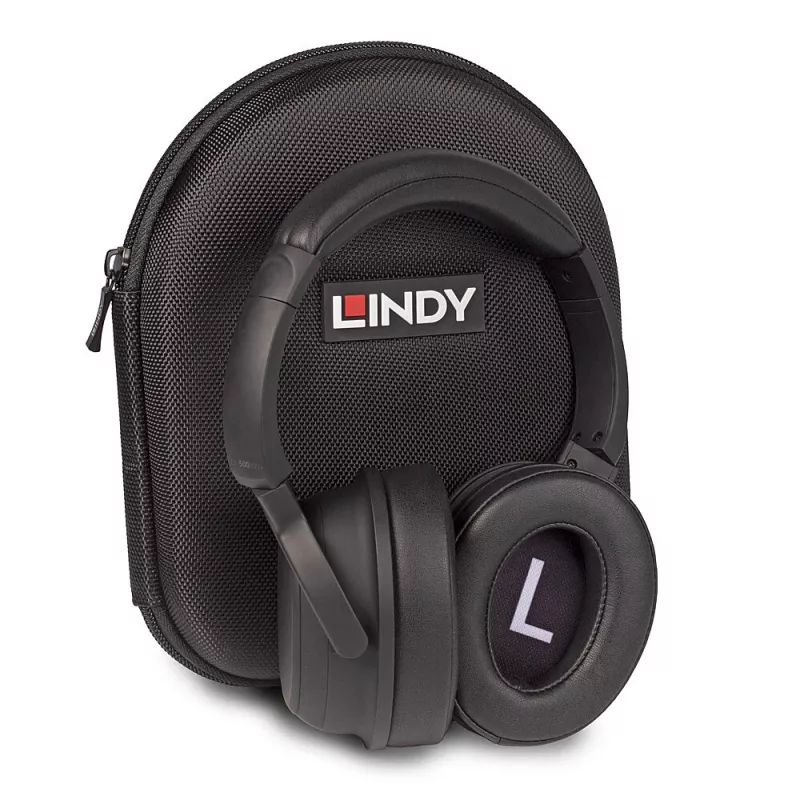 Lindy LH500XW+ -kuulokemikrofoni johdollinen & langaton panta musiikki USB Type-C Bluetooth musta