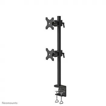 Neomounts FPMA-D700DV -monitorivarsi 10–27 tuumaa, puristin, 6 kg, 25,4 cm (10 tuumaa), 68,6 cm (27 tuumaa), 100 x 100 mm, musta