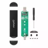 SSD-kotelo Manhattan M.2 NVMe SATA USB-C USB-A 10 Gbps musta