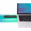 SSD-kotelo Manhattan M.2 NVMe SATA USB-C USB-A 10 Gbps musta
