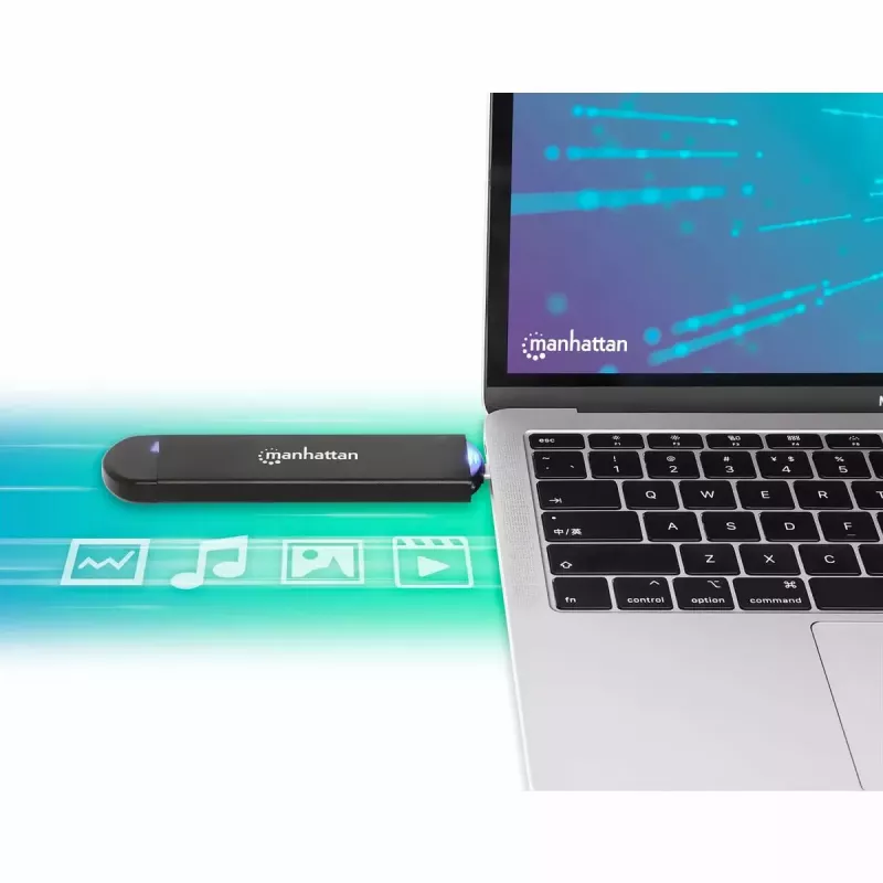 SSD-kotelo Manhattan M.2 NVMe SATA USB-C USB-A 10 Gbps musta