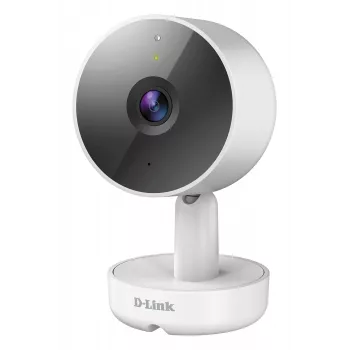 D-Link 2K QHD sisä-Wi-Fi-kamera DCS-8350LH, IP-valvontakamera, sisäkäyttöön, johdollinen & langaton, Amazon Alexa & Google Assistant, pöytä, valkoinen