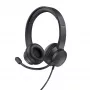 Trust HS-201 kuulokemikrofoni johdollinen panta toimisto/callcenter USB Type-A musta