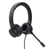 Trust HS-201 kuulokemikrofoni johdollinen panta toimisto/callcenter USB Type-A musta