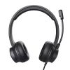 Trust HS-201 kuulokemikrofoni johdollinen panta toimisto/callcenter USB Type-A musta