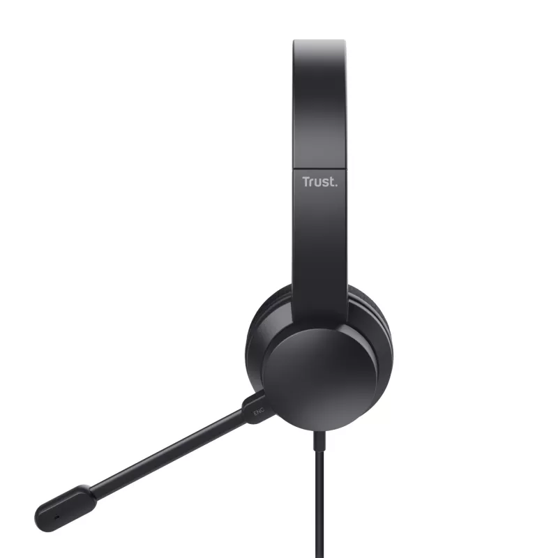 Trust HS-260 kuulokemikrofoni johdollinen niskasanka toimisto/callcenter USB Type-A musta