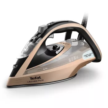 Tefal Ultimate Pure FV9852E0 silitysrauta höyrysilitysrauta Durilium AirGlide Autoclean silityspohja 3200 W musta, kupari