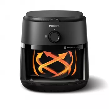 Philips 1000 series NA120/00 friteerauskeitin erillinen 4,2 L jalkalaite 1500 W kiertoilmakypsennin musta