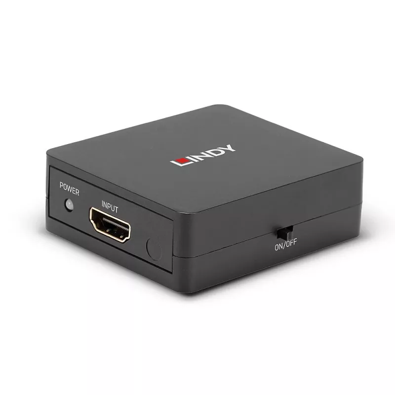 Lindy 2-Port HDMI 18G -jakaja, kompakti